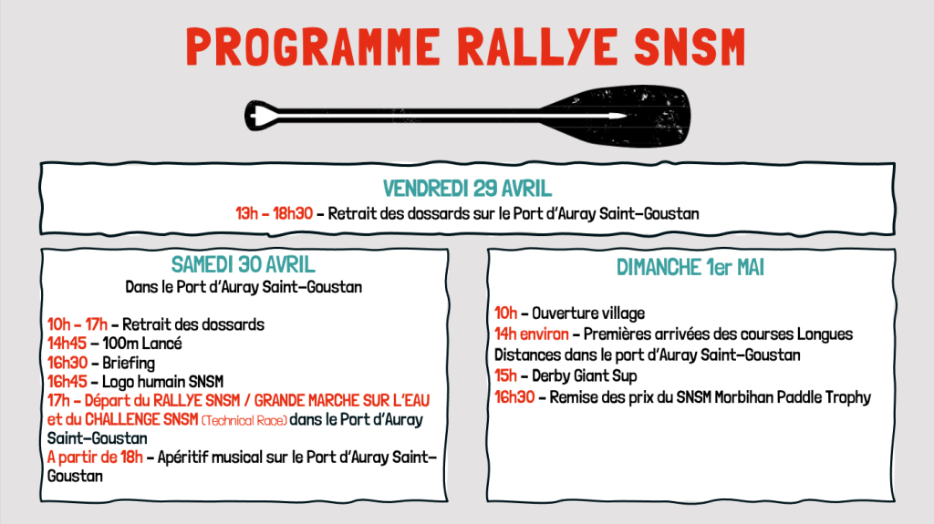 Programme Rallye SNSM